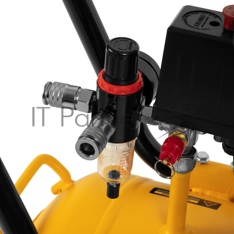 Компрессор безмаслянный малошумный DLS 2200/50, 2200 Вт, 2х1100, 50 л, 380 л/мин// Denzel