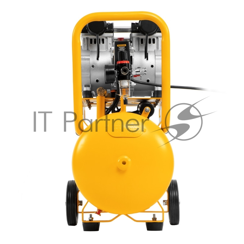 Компрессор безмаслянный малошумный DLS 2200/50, 2200 Вт, 2х1100, 50 л, 380 л/мин// Denzel