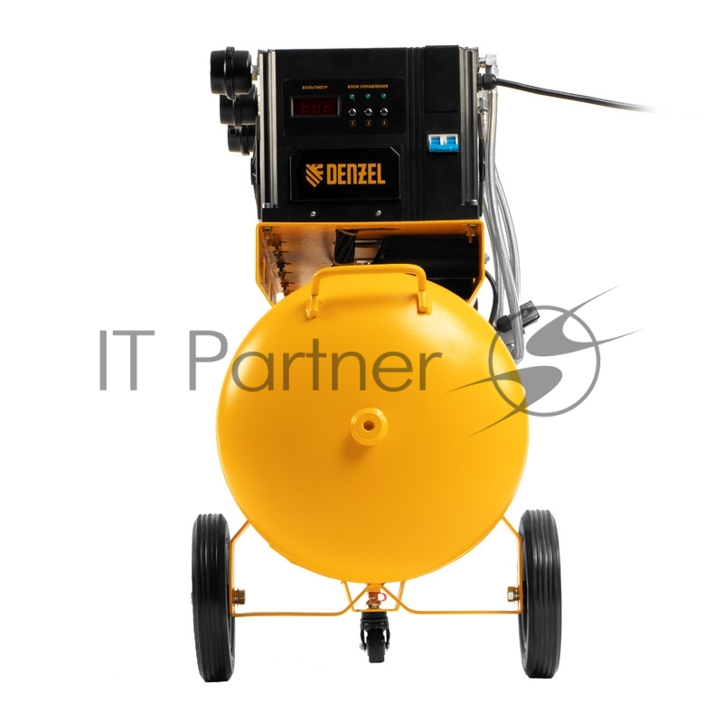 Компрессор безмаслянный малошумный DLS 2250/100, 2250 Вт, 3х750, 100 л, 410 л/мин блок упр// Denzel