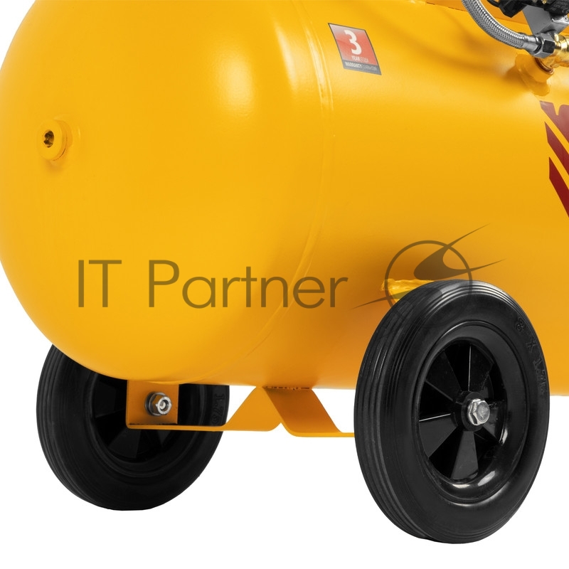 Компрессор безмаслянный малошумный DLS 2250/100, 2250 Вт, 3х750, 100 л, 410 л/мин блок упр// Denzel