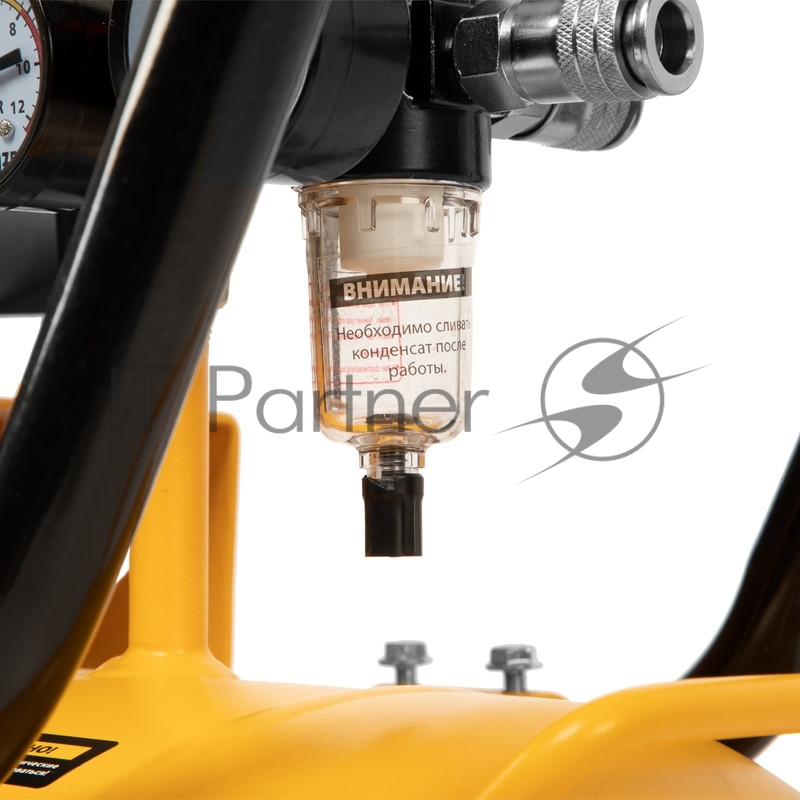 Компрессор безмаслянный малошумный DLS 2250/100, 2250 Вт, 3х750, 100 л, 410 л/мин блок упр// Denzel