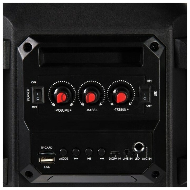 Акустическая колонка Dialog Oscar AO-11 1.0, 26W RMS, Караоке c микрофоном, BT+FM+USB+SD+LED