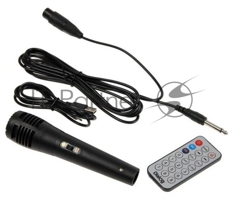 Акустическая колонка Dialog Oscar AO-11 1.0, 26W RMS, Караоке c микрофоном, BT+FM+USB+SD+LED