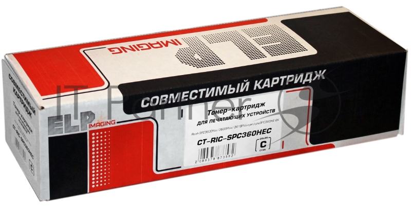 Тонер-картридж Ricoh SPC360DNw/360SFNw/361SFNw cyan, type SPC360HE 6K ELP Imaging®