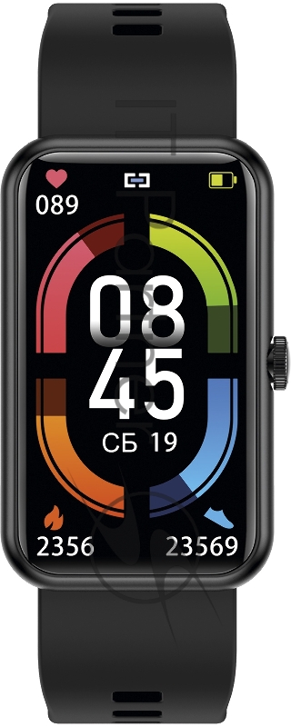 Смарт-часы SunWind SW45 1.47 IPS корп.черный рем.черный (SW45B)