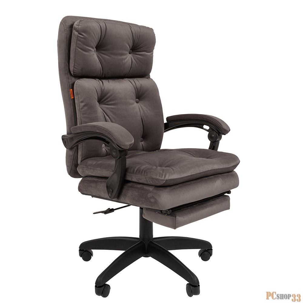 Кресло Chairman Home 442 Россия ткань Т-55 серый (7103960)