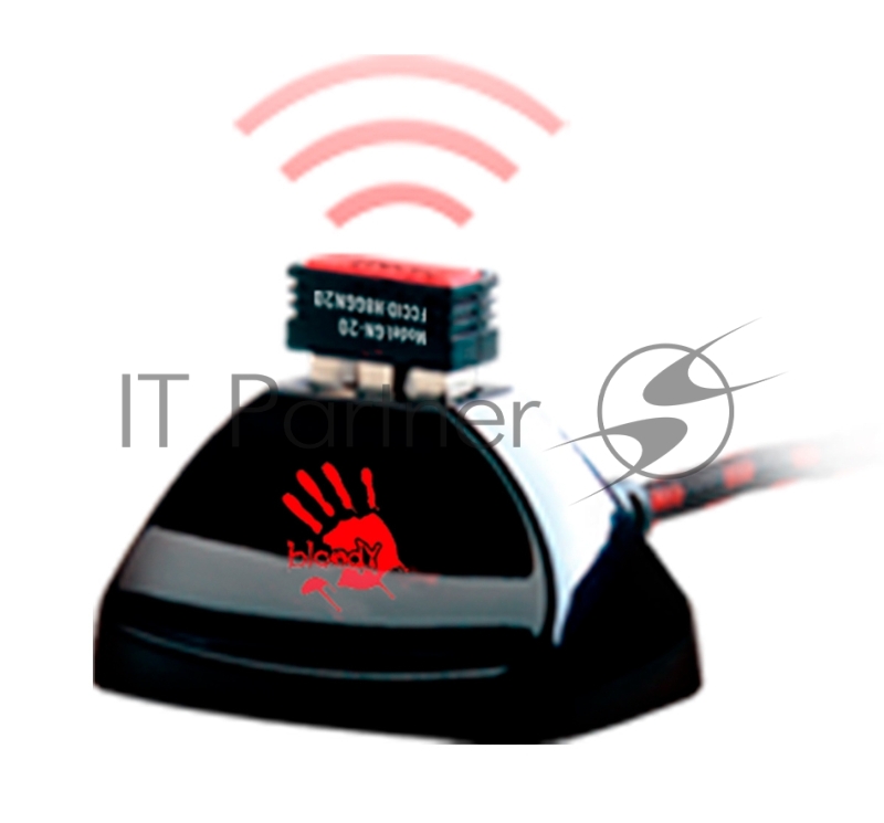 Мышь A4Tech Bloody R90 Plus черный оптическая (5000dpi) беспроводная USB (8but)