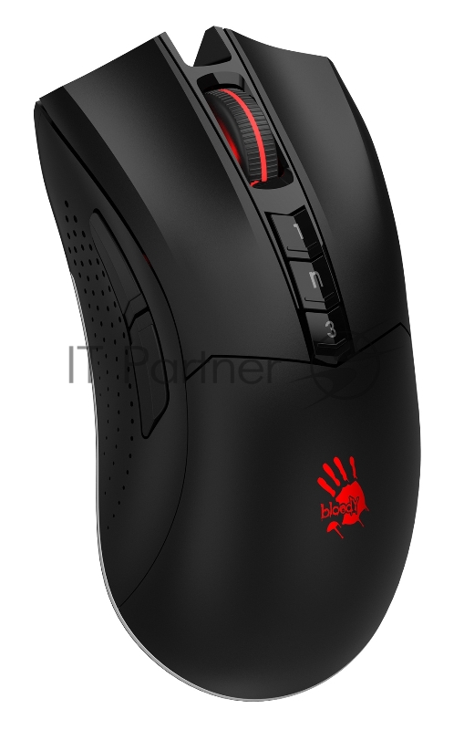 Мышь A4Tech Bloody R90 Plus черный оптическая (5000dpi) беспроводная USB (8but)
