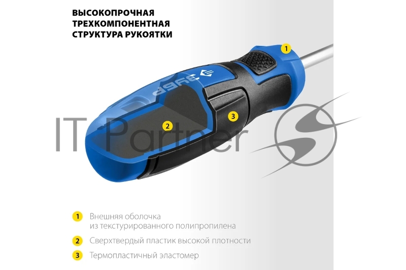 Набор: реверсивная отвертка с насадками 29 шт ЗУБР Компакт-Т29