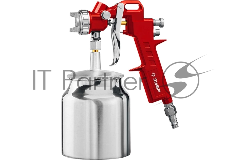 Краскопульт пневматический ЗУБР MS 200N-3 с нижним бачком, 1.2, 1.5, 1.8мм