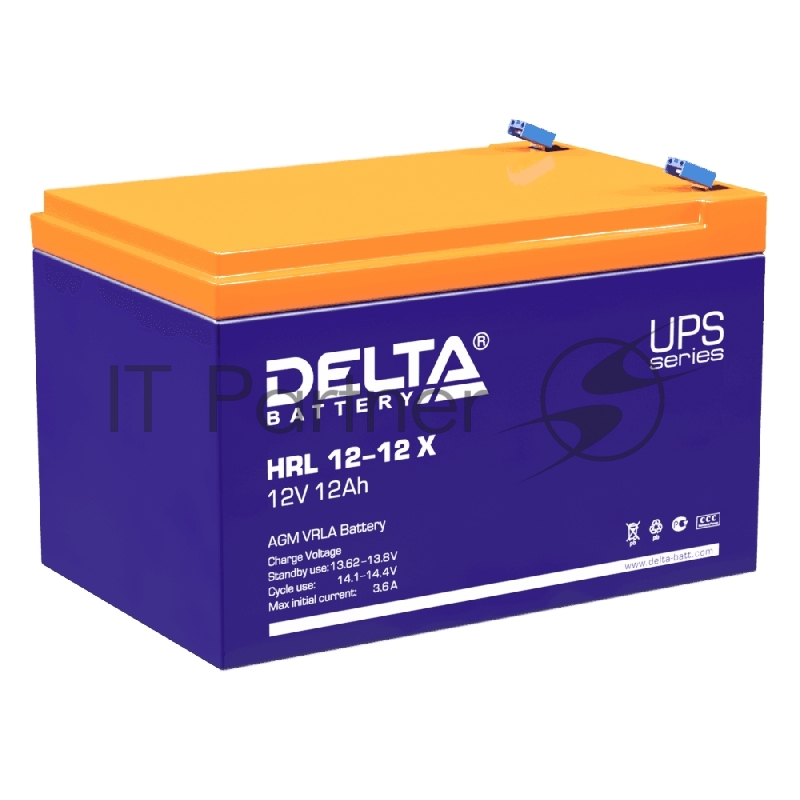 Аккумуляторная батарея DELTA BATTERY HRL 12-12 X