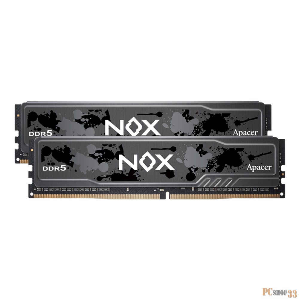 Оперативная память Apacer DDR5 32GB Kit (2x16Gb) 5200 MT/s CL38 AH5U32G52C502MBAA-2 NOX w/HS RP