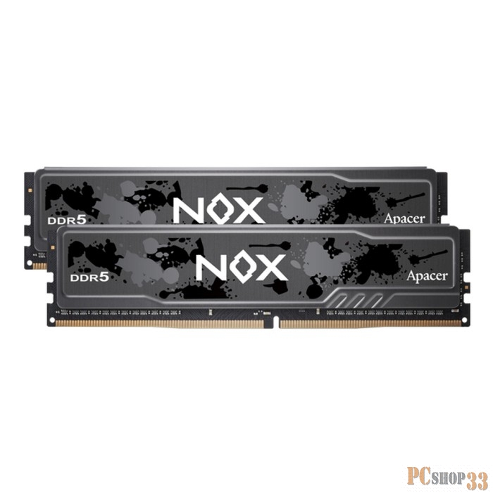 Оперативная память Apacer DDR5 32GB Kit (2x16Gb) 6000 MT/s CL40 AH5U32G60C512MBAA-2 NOX w/HS RP