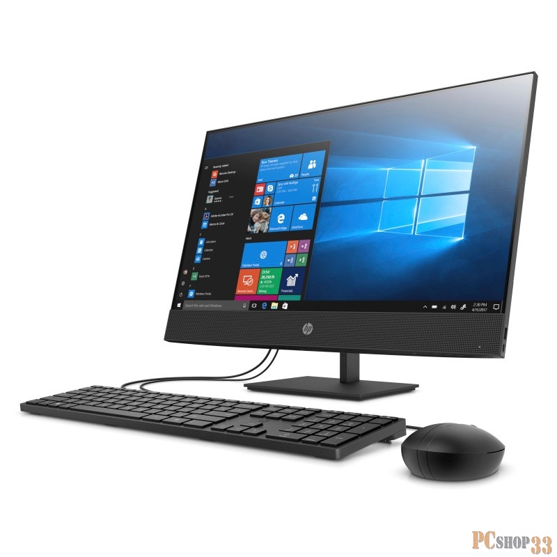 Моноблок HP ProOne 440 G6 23.8 Full HD i7 10700T (2) 8Gb SSD512Gb UHDG 630 Windows 11 Professional 64 GbitEth WiFi BT 90W мышь Cam черный 1920x1080