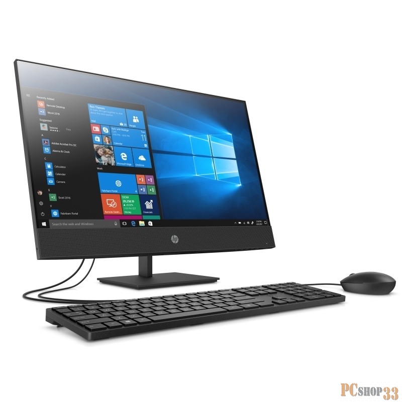 Моноблок HP ProOne 440 G6 23.8 Full HD i7 10700T (2) 8Gb SSD512Gb UHDG 630 Windows 11 Professional 64 GbitEth WiFi BT 90W мышь Cam черный 1920x1080