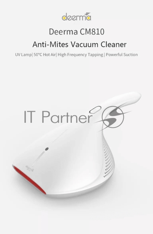 Пылесос для удаления пылевых клещей deerma Mite Vacuum Cleaner CM800 White
