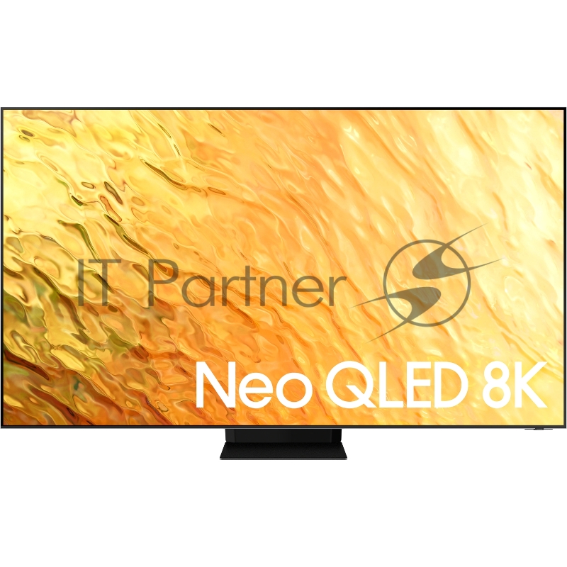 Телевизор ЖК 65 Samsung/ 65, Neo QLED 8K, Smart TV,Wi-Fi, Voice, PQI 4800, HDR 32х, HDR10+, DVB-T2/C/S2, 4.2.2 CH, 70W, OTS+, FreeSync Premium Pro, 4HDMI, 3USB, STAINLESS STEEL/SAND BLACK