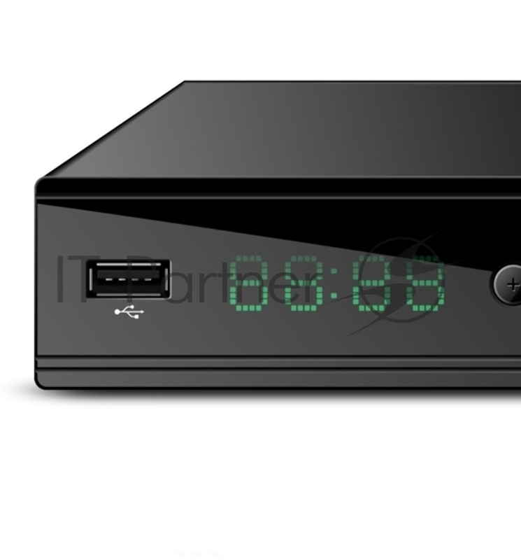 Ресивер эфирный цифровой DVB-T2/C HD HD-350 металл, дисплей DOLBY DIGITAL, HEVC Сигнал Electronics