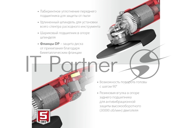 УШМ ЗУБР 230 мм, 2200 Вт.