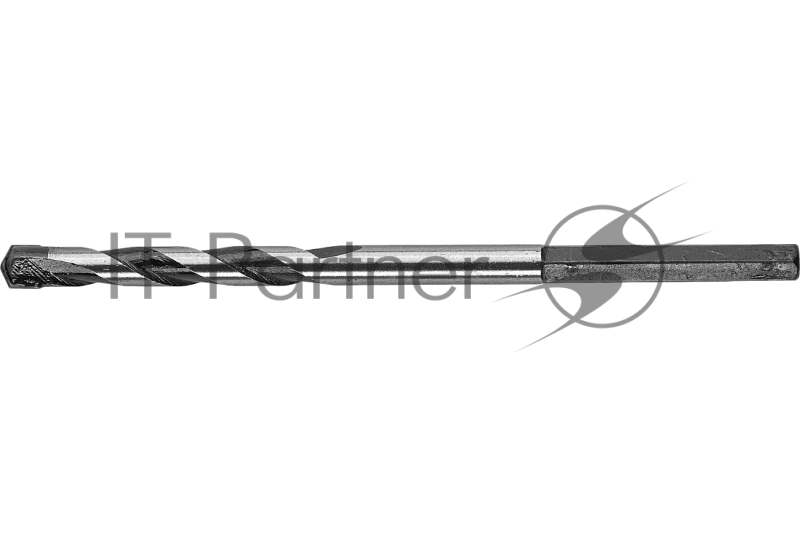 Cверло ЗУБР ПРОФЕССИОНАЛ 5 x 85 мм по бетону усиленное, 3-х гранный хвостовик