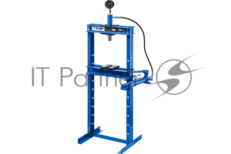 Пресс гидравлический с гидронасосом и манометром, Профессионал ЗУБР ПГН-12 12т