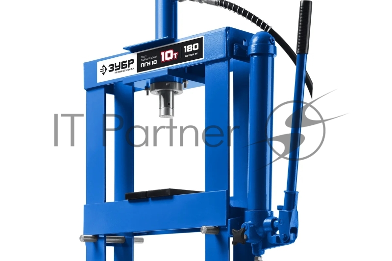 Пресс гидравлический с гидронасосом и манометром, Профессионал ЗУБР ПГН-10 10т