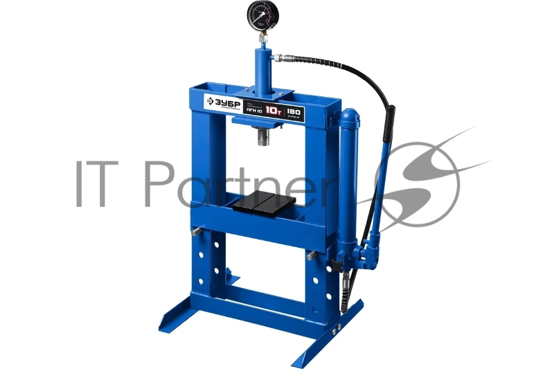 Пресс гидравлический с гидронасосом и манометром, Профессионал ЗУБР ПГН-10 10т