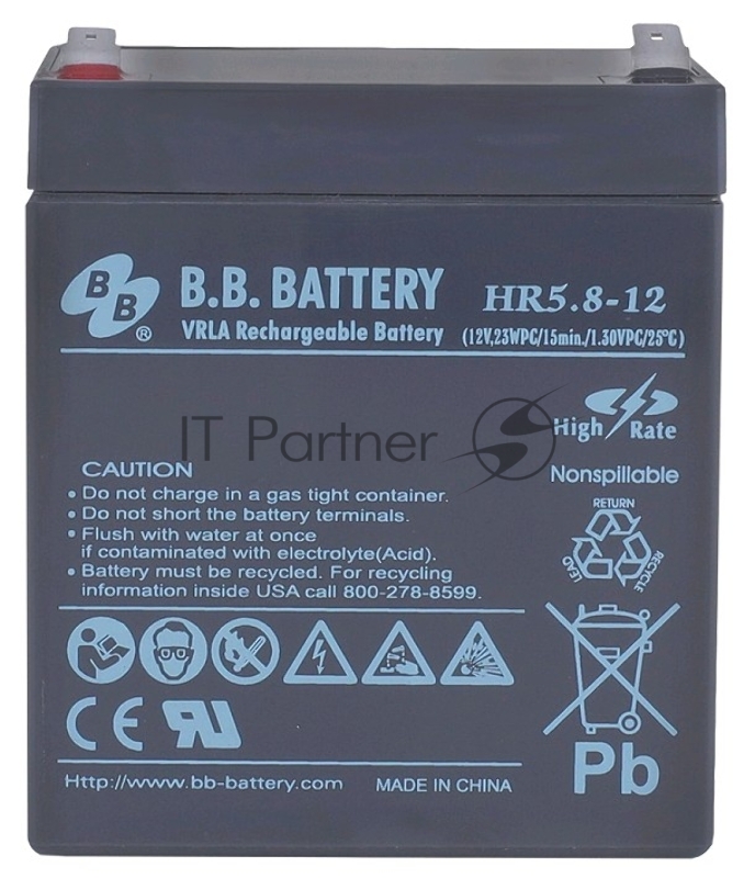 Батарея B.B.Battery HR 5.8-12 (12V 5.8Ah)