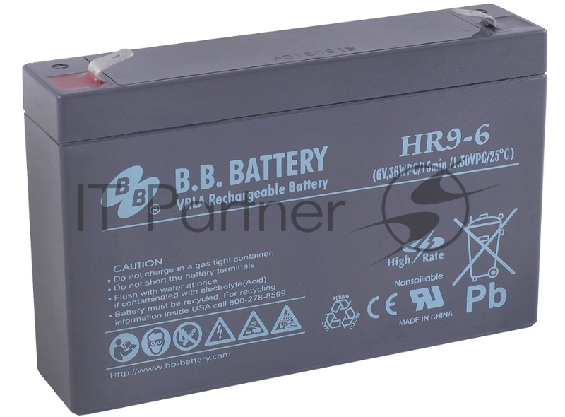 Батарея B.B.Battery HR 9-6 6В 9Ач