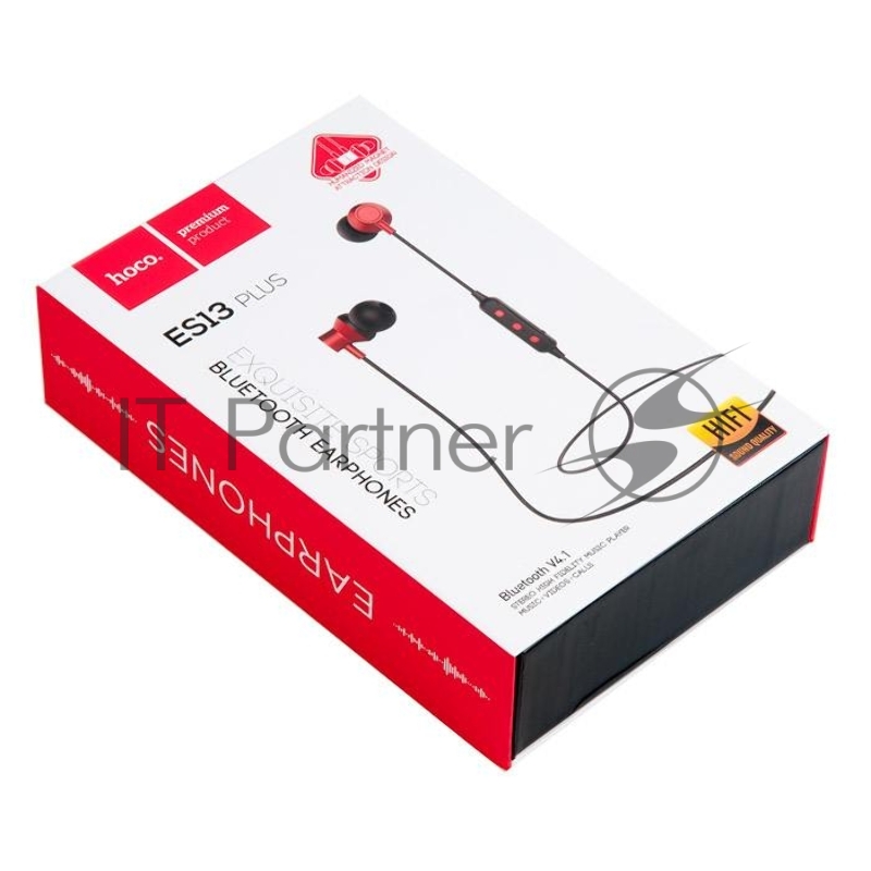 Наушники HOCO eS13 Plus спортивная bluetooth гарнитура, красный