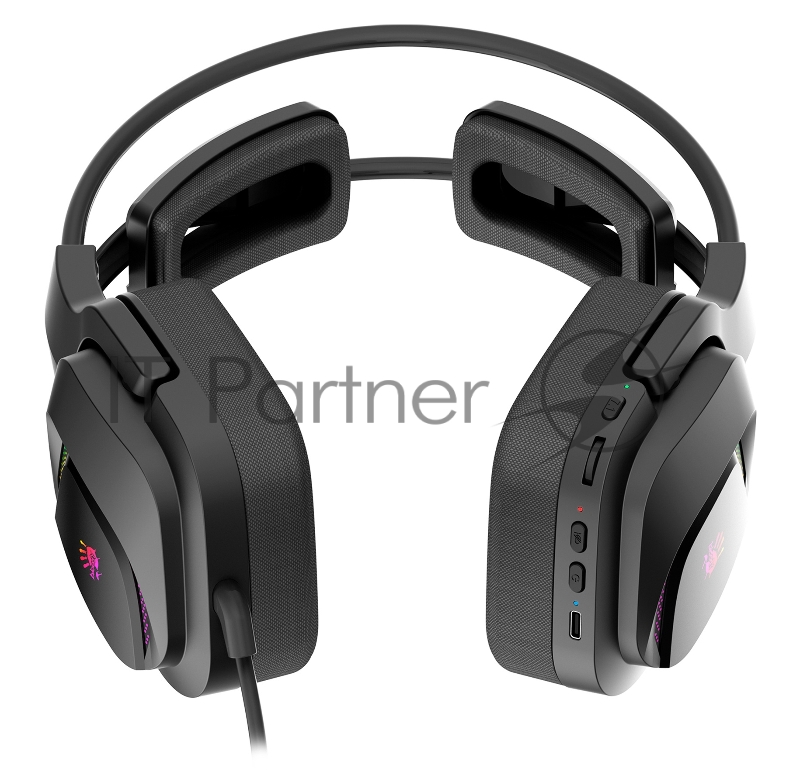 Наушники с микрофоном A4Tech Bloody MR575 черный BT оголовье (MR575)