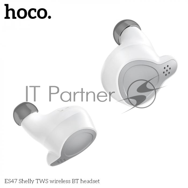 Наушники HOCO ES47 Shelly беспроводные оригинальной серии с док станцией TWS, BT 5.0, белый