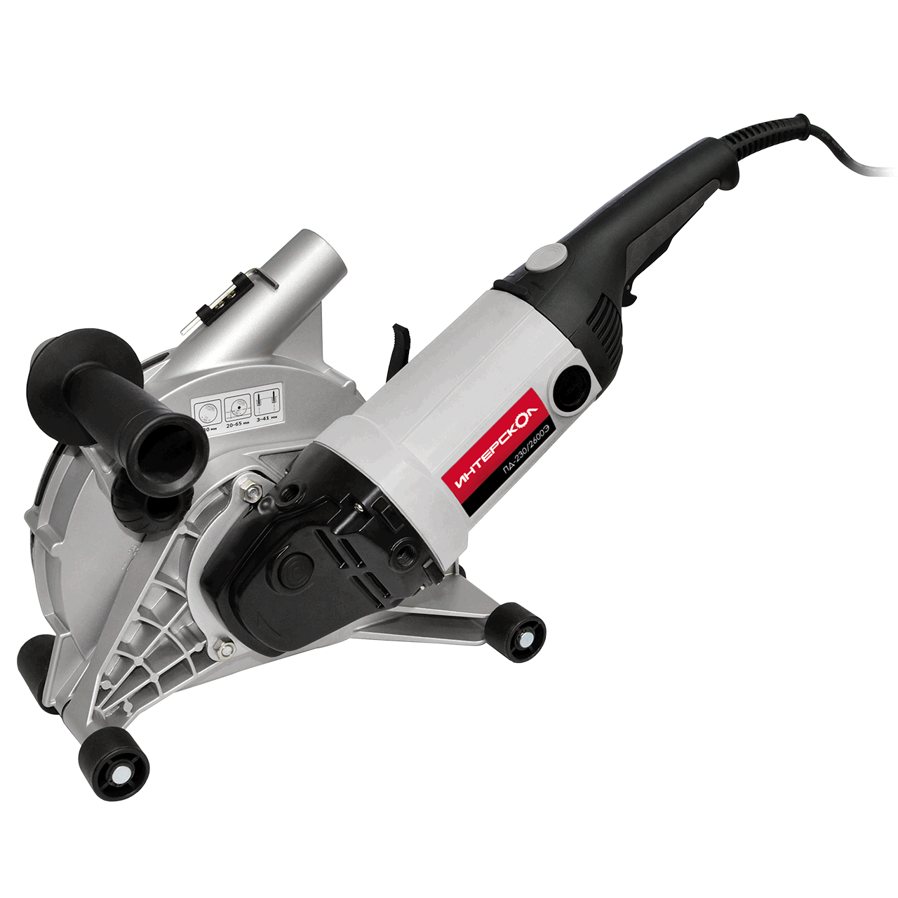 Штроборезы ИНТЕРСКОЛ ПД-230/2600Э Пила алмазная двухдисковая угловая-штроборез 364.1.0.00