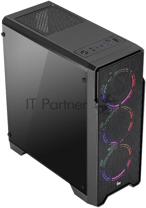 Компьютер IRU Game 717 TWR i7 10700F (2.9) 32Gb 1Tb 7.2k SSD500Gb RTX3080 10Gb Free DOS GbitEth 750W черный