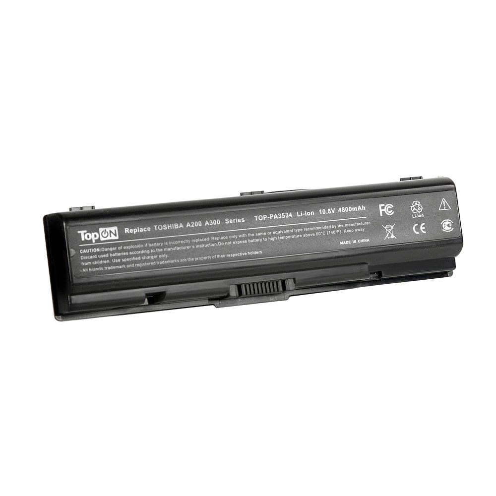 Аккумулятор для ноутбука Toshiba Satellite A200, A210, A300, A500, L200, L500, M200 Series. 10.8V 4400mAh 48Wh. PA3534U-1BAS, PABAS098.