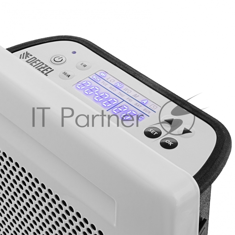 Конвектор гибридный электрический HybridX-1500, ИК нагреватель, цифровой термостат// Denzel