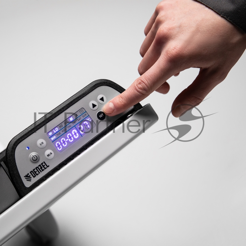 Конвектор гибридный электрический HybridX-1500, ИК нагреватель, цифровой термостат// Denzel