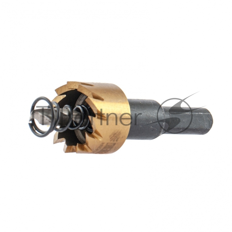 Коронка по металлу HSS, 20 мм, нитридтитановое покрытие //Denzel