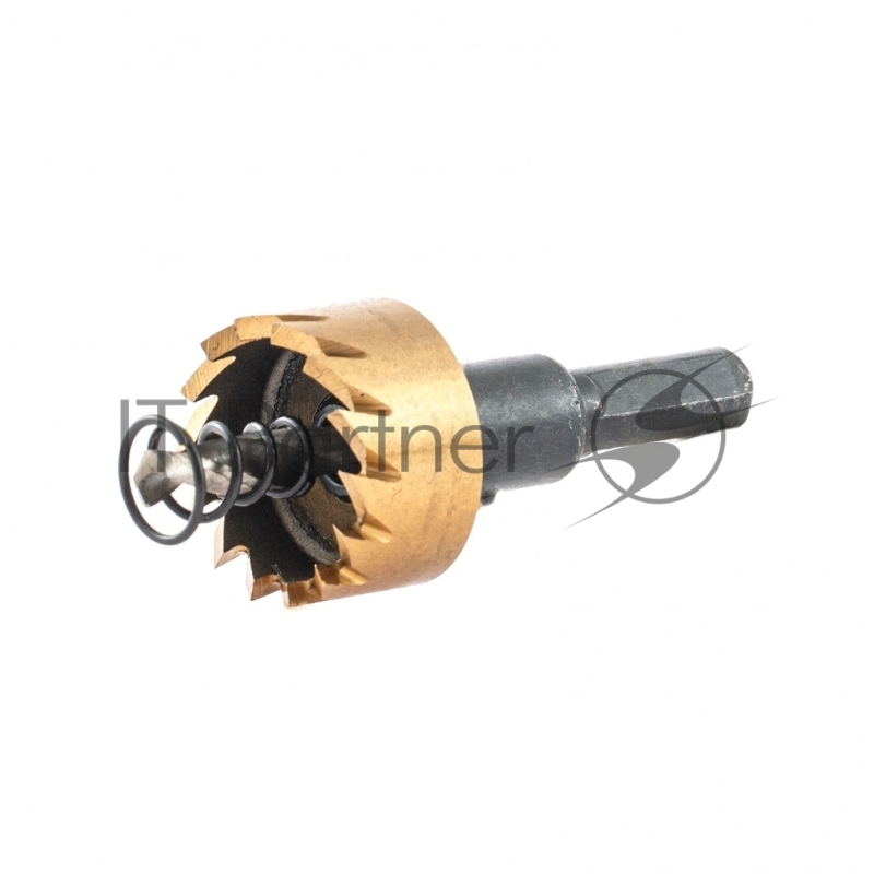 Коронка по металлу HSS, 25 мм, нитридтитановое покрытие //Denzel