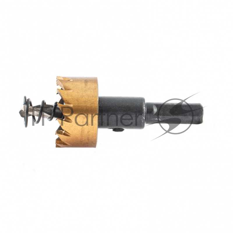 Коронка по металлу HSS, 25 мм, нитридтитановое покрытие //Denzel