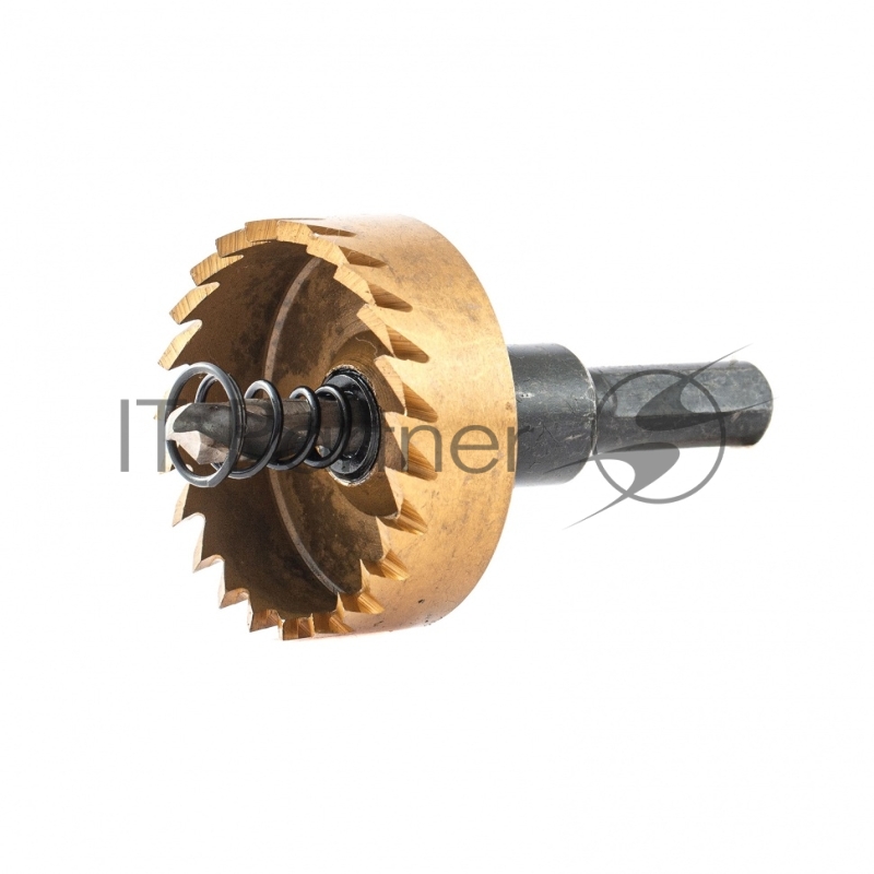 Коронка по металлу HSS, 40 мм, нитридтитановое покрытие //Denzel