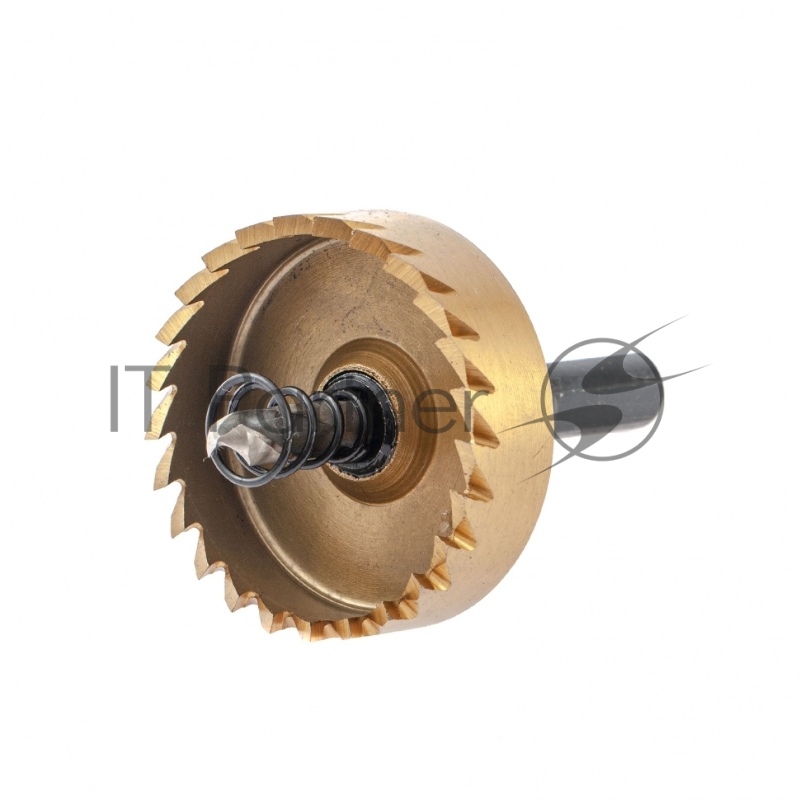 Коронка по металлу HSS, 45 мм, нитридтитановое покрытие //Denzel