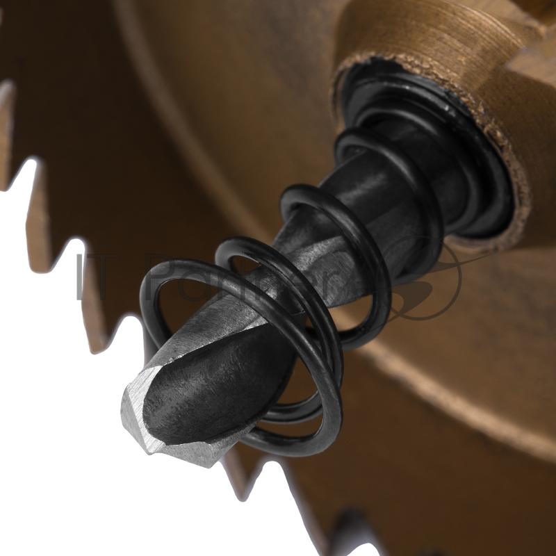 Коронка по металлу HSS, 50 мм, нитридтитановое покрытие //Denzel