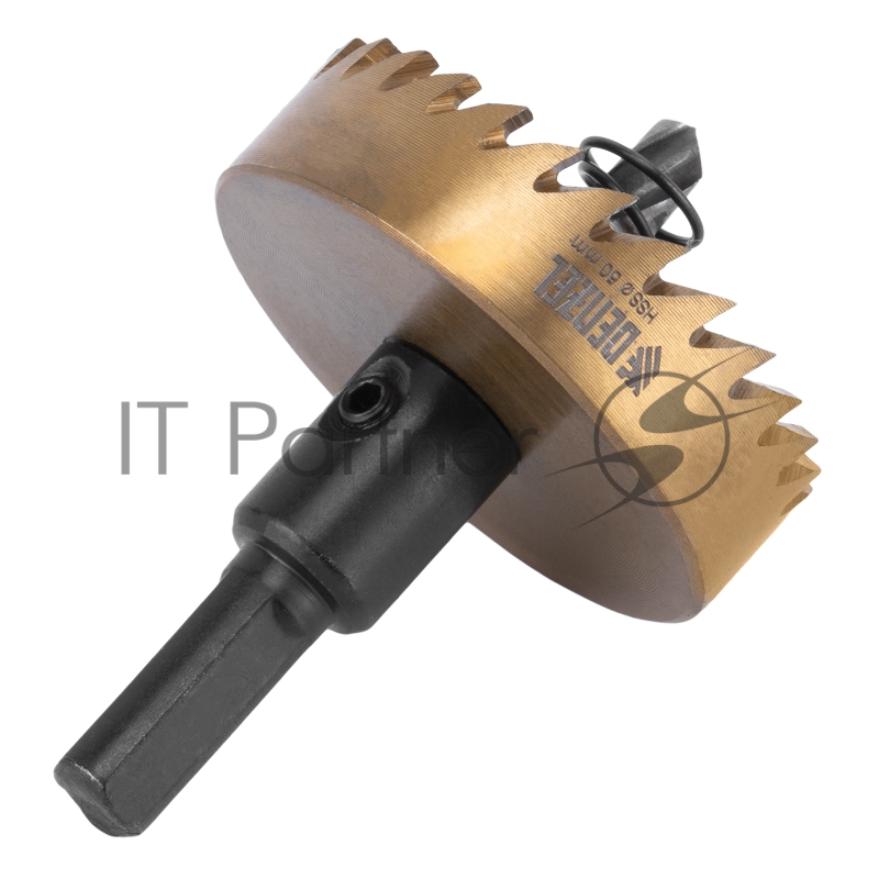 Коронка по металлу HSS, 50 мм, нитридтитановое покрытие //Denzel