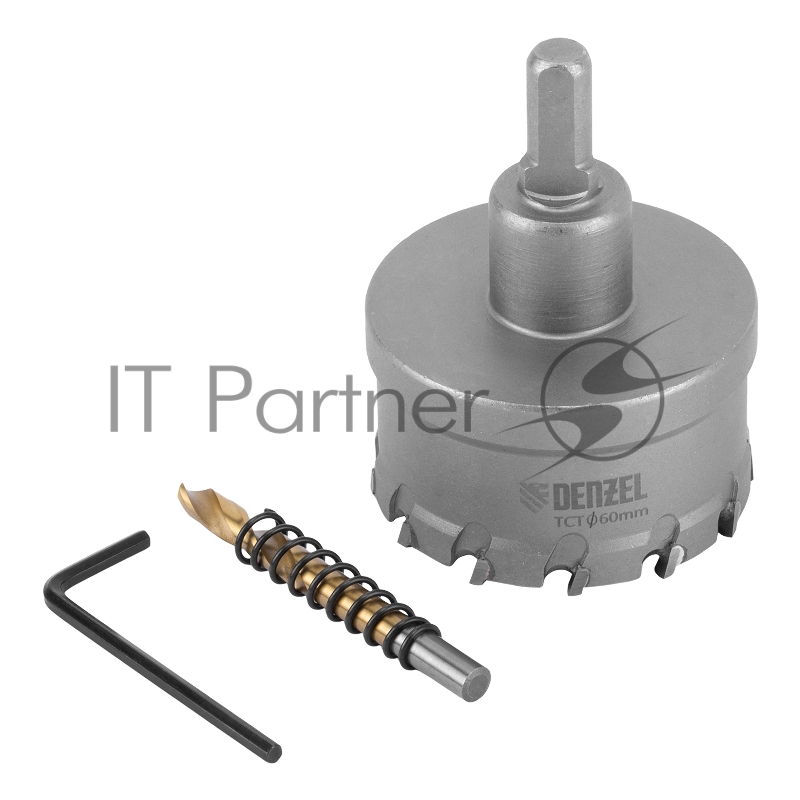Коронка по металлу твердосплавная, 60 мм //Denzel