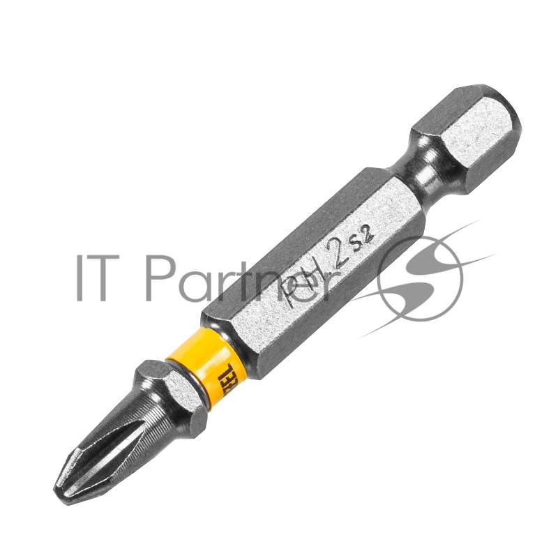 Набор бит PH2х50, сталь S2, 10 шт., шестигранный профиль, отрывная упаковка// Denzel