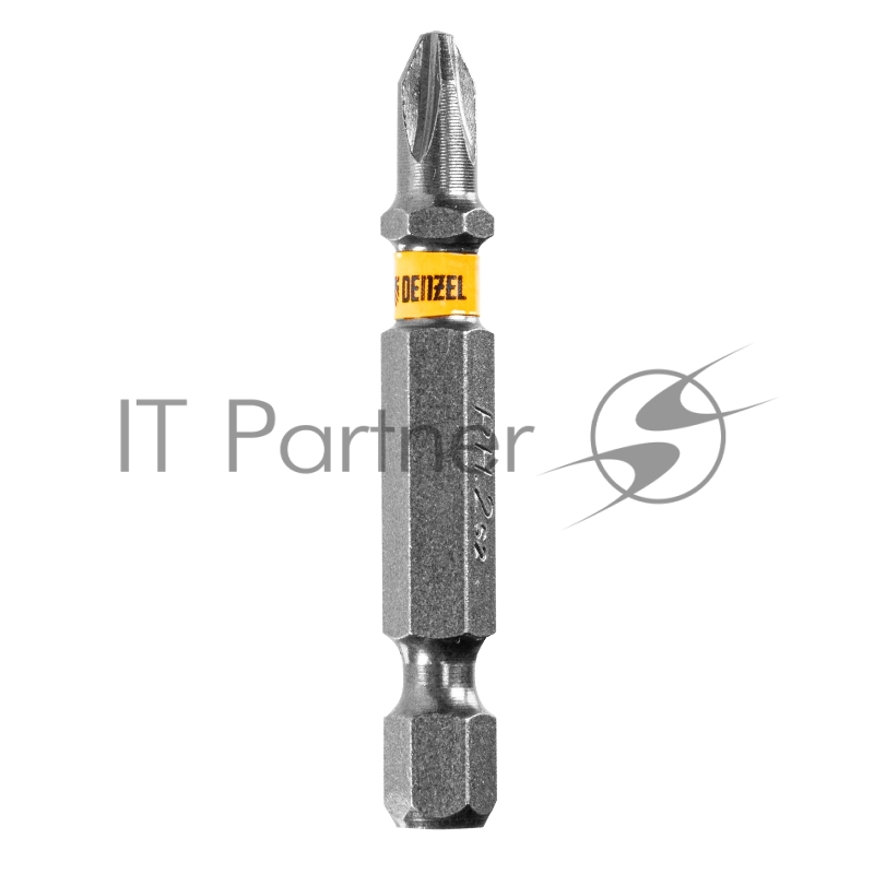 Набор бит PH2х50, сталь S2, 10 шт., шестигранный профиль, отрывная упаковка// Denzel