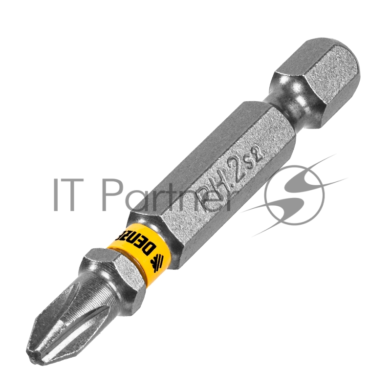 Набор бит PH2х50, сталь S2, 30 шт., шестигранный профиль, пластиковая коробка// Denzel