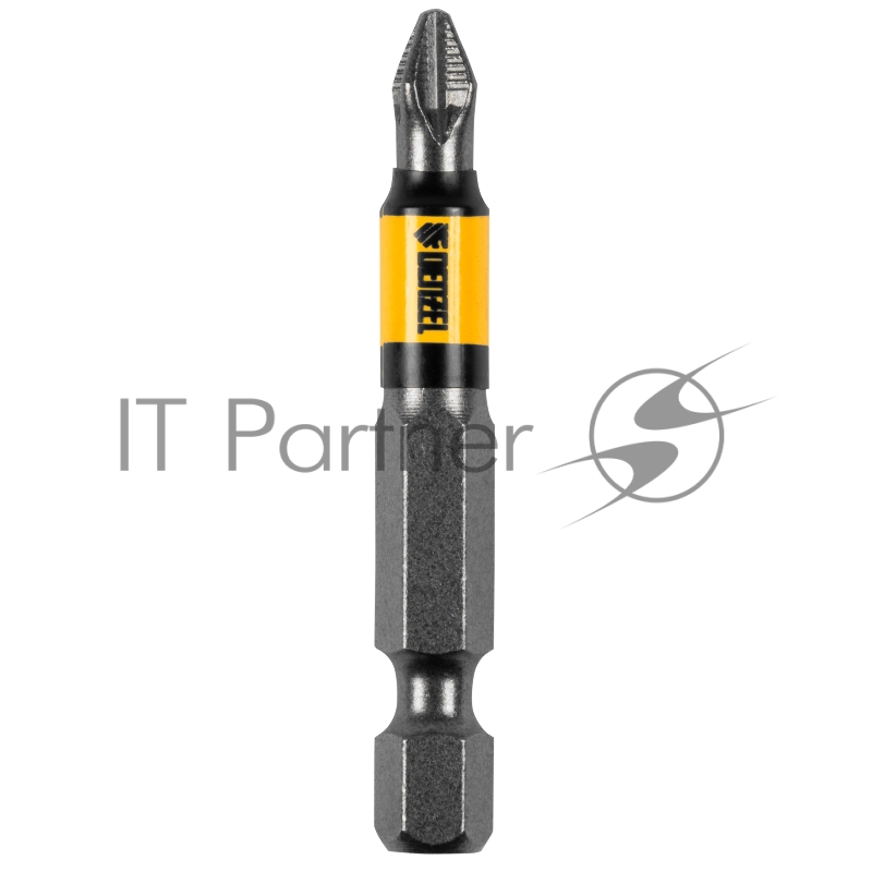 Набор бит PH2х50, сталь S2, круглый профиль, 10 шт.// Denzel