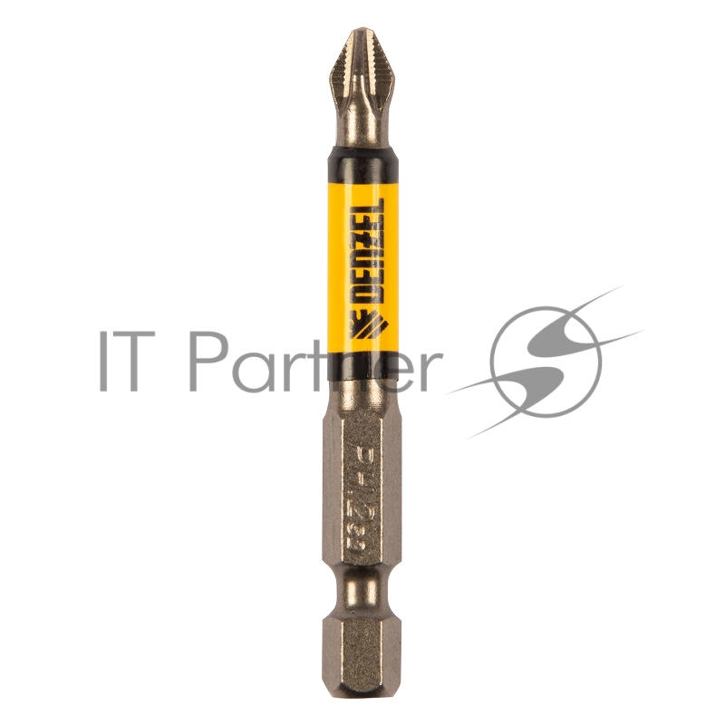 Набор бит PH2х60, сталь S2, круглый профиль, 10 шт.// Denzel